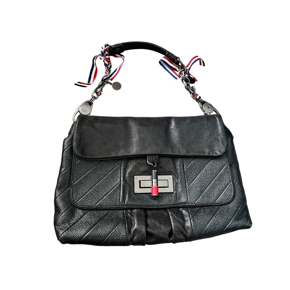 Thom Browne Black Fleece Brooks Brothers Leather Shoulder Bag Chain‎ Hobo Bag